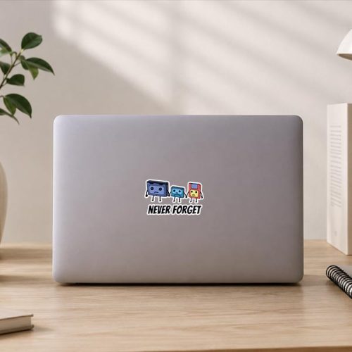 Never Forget Cassette Comfort Colors Crop Top Sticker 3 Never Forget Cassette Comfort Colors Crop Top Sticker