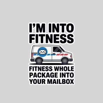Postal Worker For Mail Man Mail Carrier Sticker