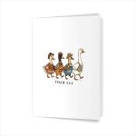 Shirley Goodness And Mercy Goose Duck Christian Psalm 236 Greeting Card