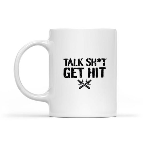 Talk Shit Get Hit Vintage Mug