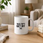 Talk Shit Get Hit Vintage Mug