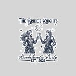 The Brides Knight Medieval Bride Bachelorette Party Couples Sticker