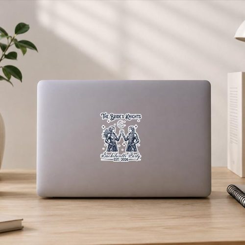 The Brides Knight Medieval Bride Bachelorette Party Couples Sticker
