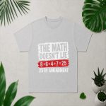 The Math Doesnt Lie 8 6 4 7 25th Amendment PNG SVG