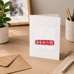 The Math Doesnt Lie 8 6 4 7 25th Amendment Greeting Card