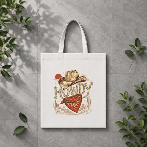 Western Cow Party Howdy Vintage PNG SVG