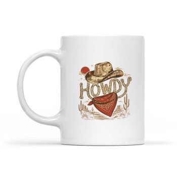 Homepage 181 Western Cow Party Howdy Vintage Mug