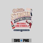 Willie Stroker Innuendo Dad Joke Gag PNG SVG