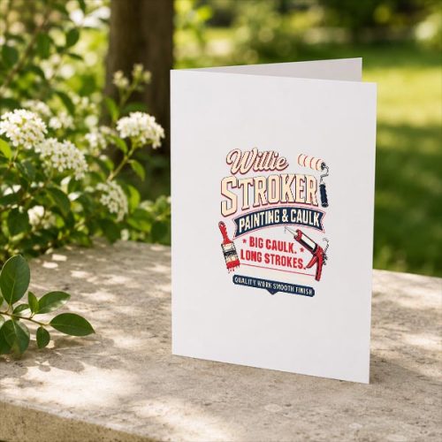 Willie Stroker Innuendo Dad Joke Gag Greeting Card 2 Willie Stroker Innuendo Dad Joke Gag Greeting Card